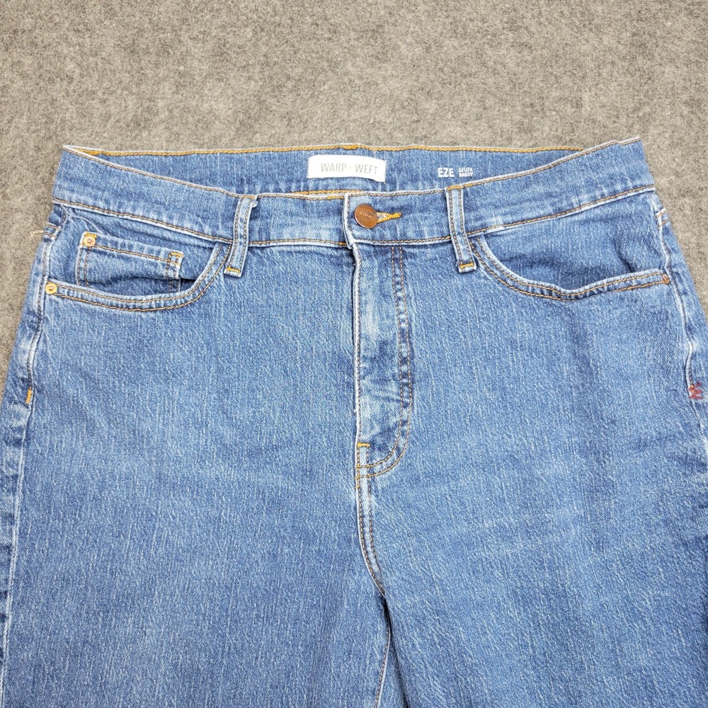 Warp Weft Eze Jeans Womens 10/30 Baggy Boho Streetwear Americana Y2K Street Wear - Picture 4 of 13